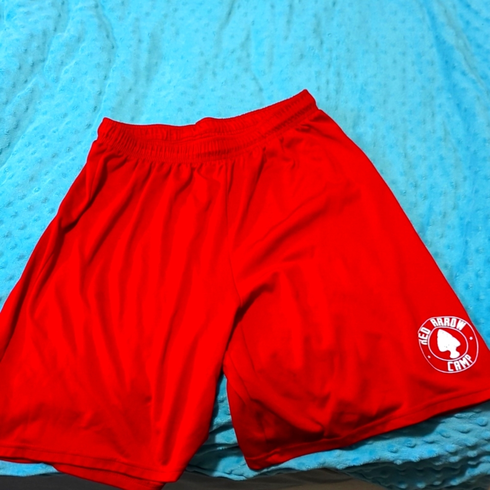 Red arrow camp shorts